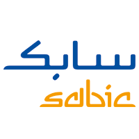Logo eines Unternehmens mit blauer und orangefarbener Schrift auf weißem Hintergrund.